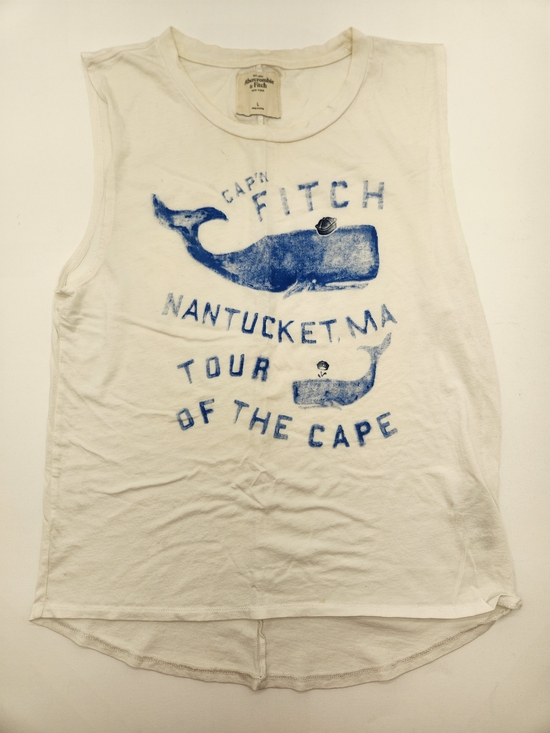 Abercrombie & Fitch Tops - Abercrombie & Fitch Women's Graphic Sleeveless Tank Top Nantucket MA
